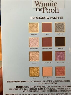 Disney Winnie the Pooh Eyeshadow Pallet